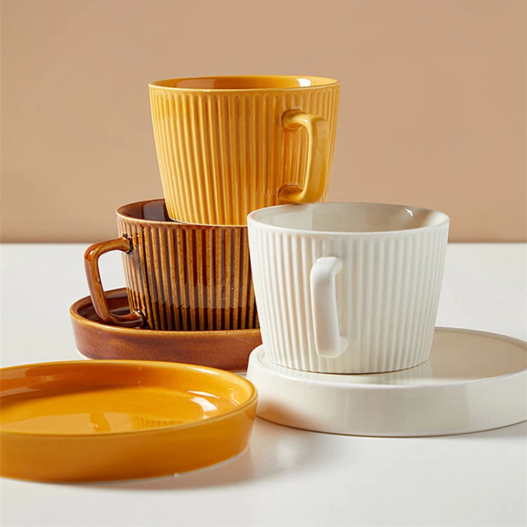 yellow coffee cup set 4 yellow coffee cup set 4