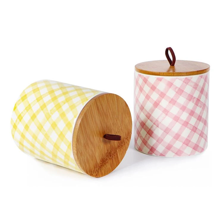 5 ceramic tea canister